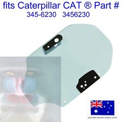 fits Caterpillar CAT Door Glass 345-6230, 3456230 297D2XHP 299D2XHP 299D2 299DR