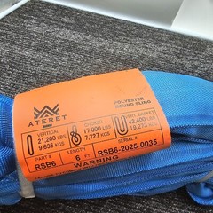 ATERET RSB6 6ft Powerlift Polyester Round Sling Heavy Duty Poly Lifting