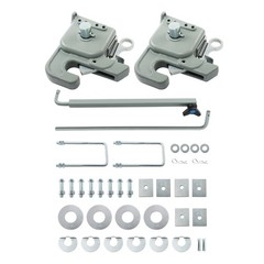 Gray Easy Change Quick Hitch w/Stabilizer Bar for Category 2 Tractors/Implement