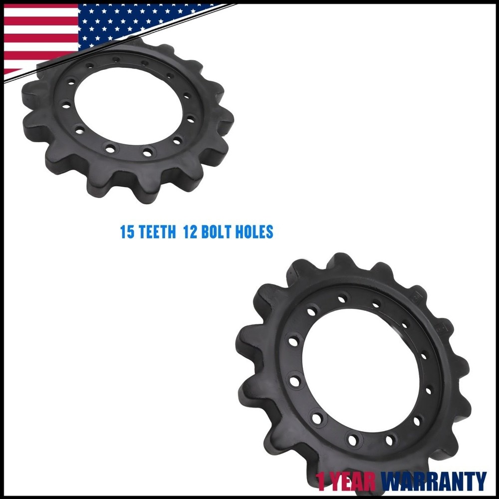 2×Drive Sprocket For Caterpillar 249D 249D3 239D3 239D 259D3 259D 259B3 304-1870