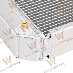 4-Row Aluminum Forklift Radiator For Hyster Yale Models AT Part # 1329169