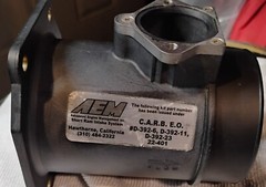 Unused Subaru OEM Made in Japan AEM brand Air Flow Mass Sensor case #22680AA290