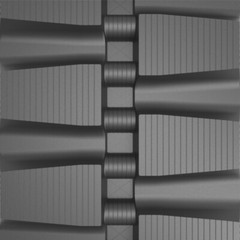 CAT 249D3 Rubber Track – 320x86x49 – Staggered Block Tread