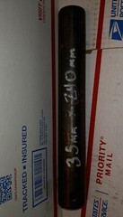 MINI EXCAVATOR STICK* BUCKET PIN* 35MM* 77700-09210* SOLID* HARDENED* JAPAN*