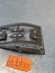 1979 Massey Ferguson MF 2775 Tractor Shift Lever Guide Panel