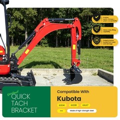 Excavator Quick 1 Pair of Bucket Ears Attachment For Kubota KX041 KX018 U17