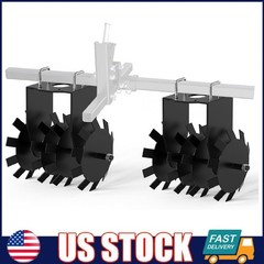 Heavy Duty Disc Plow Harrow with 2″ Receiver Hitch Mount for ATVs /UTV ,Tractor