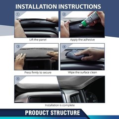 PIT66 Dash Cover Dashboard Bezel Compatible with Toyota Camry 2007-2011 Instrume