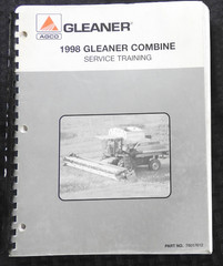 1998 ALLIS CHALMERS Gleaner Combine Service Repair Training Manual R52 R62 R72