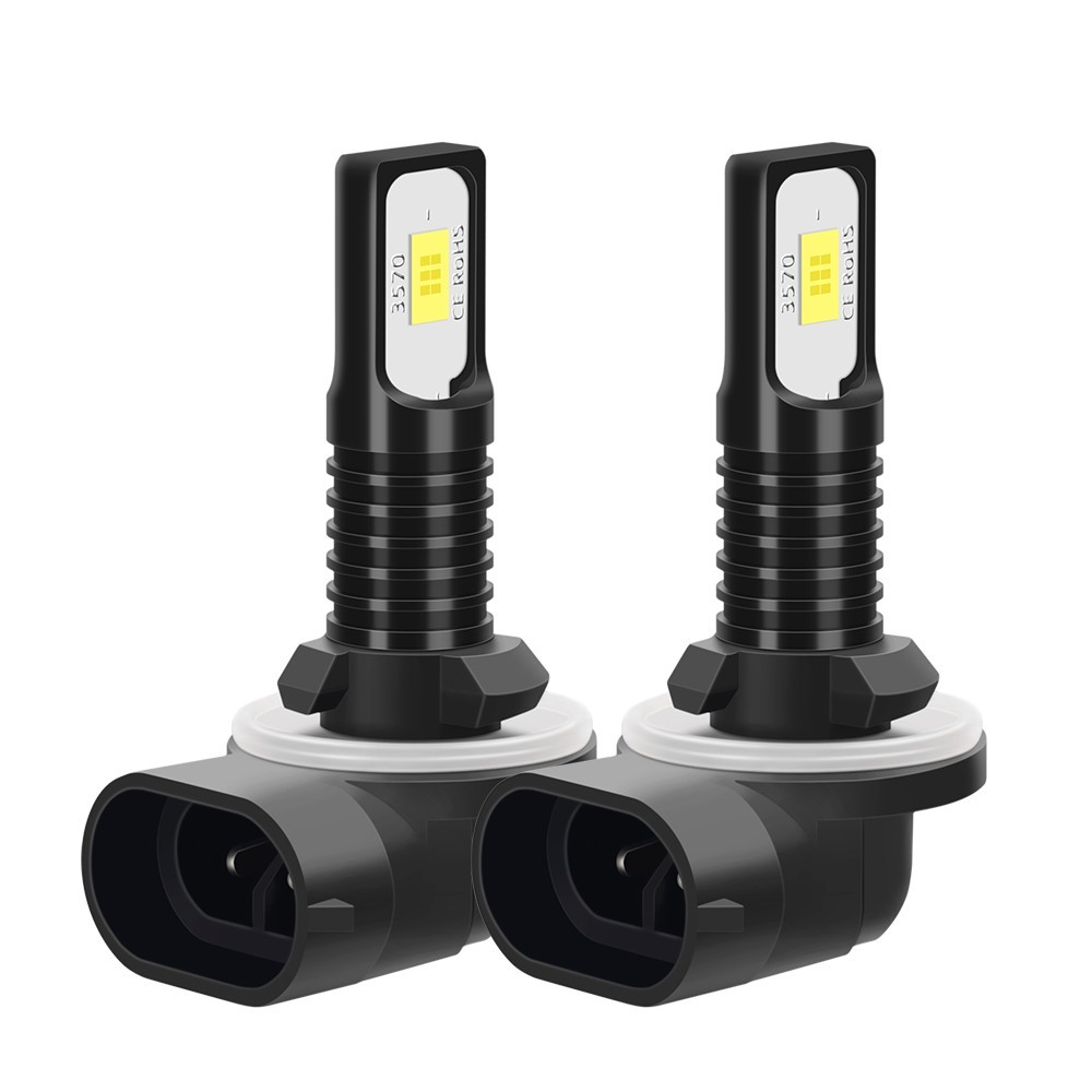 2x White 6000K LED Headlight Bulbs for Deere Tractor 3038R, 3039R, 3045R, 3045R