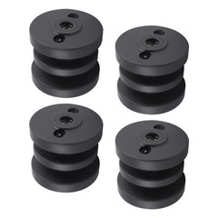 4x Black Track Bottom Roller For Bobcat Mini Track Loaders MT50 MT52 MT55 MT85