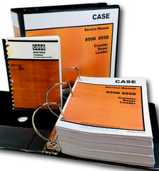 Case 850D 855D Crawler Dozer Loader Service Operators Owners Manual Repair Shop