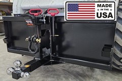 Severe duty skid loader receiver hitch w/ accessories MADE IN USA 8000# capacity