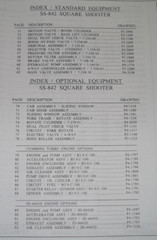 TEREX SQUARE SHOOTER SS-842 TELEHANDLER FORKLIFT PARTS MANUAL BOOK CATALOG
