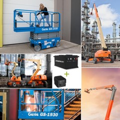 51.2V 105Ah LiFePO4 Lithium Battery for Genie JLG Skyjack Boom Scissor Lift US