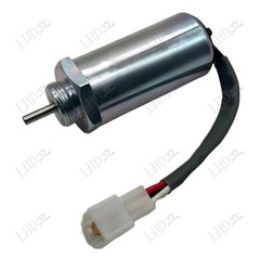 24V Stop Solenoid For Hitachi ZX70-3 ZX75UR-3 ZX85US-3 4LE2 4LE2X 897209-1152-