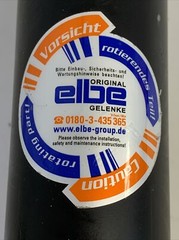 Original Elbe Gelenke Shaft, Jointed Mfg.Part # 8-108-127-344 ~30 Day Warranty~