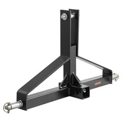 3 Point Trailer Hitch with 2 in Receiver, 3pt Quick Hitch Attachment for Categor