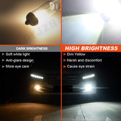 2 Super Bright LED Headlight bulbs for 2011-2015 Can-Am Commander 1000 ATV: USA