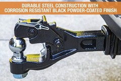 Buyers Products RM62000 6 Ton Receiver Mount Combination Hitch with 2 Inch Ba…