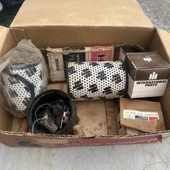 Box of International Harvester Parts – Farm Implement Parts