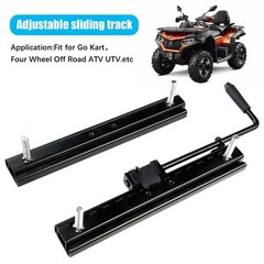 Flylin 2Pcs Seat Slide Rails, Universal Double Locking Slider with…