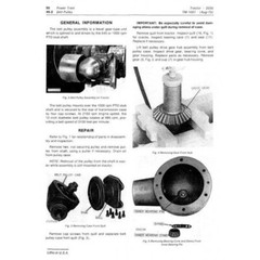 JOHN DEERE 2030 UTILITY TRACTOR TECHNICAL SERVICE MANUAL PDF ON USB