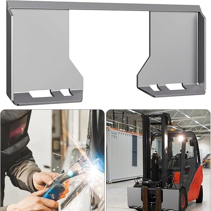1/2″ Thick Quick Tach Cut Out Mount Plate Q235B Steel Skid Steer Attachment Plat