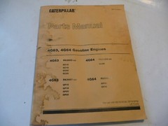 Caterpillar CAT 4G63 4G64 Gasoline Engine Forklift Parts Manual