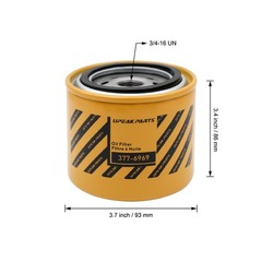 1000 Hours/Filter Kit, For Caterpillar 259D 279D 279D3 289D 299D 299D