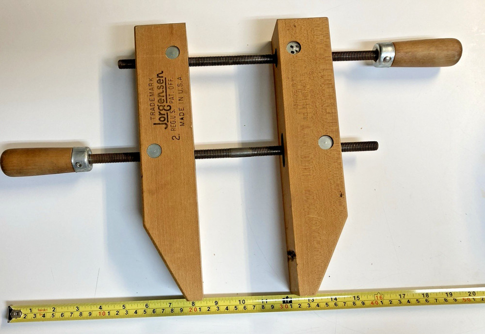 Jorgensen Size 2, 12″ Inch Specialty Adjustable Wood Clamp Hand Screw