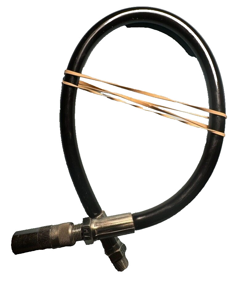 Alemite 18″ 6,000 psi Operating Pressure, Thermoplastic Grease Gun Hose W/308730