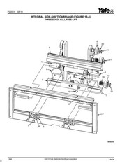 Forklift Service Parts Manual Fits Yale Forklift GLP050LX(A974) – Printed Manual