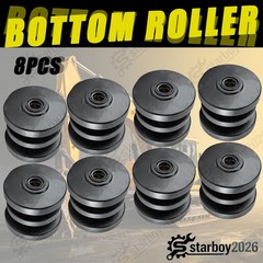 8PCS Bottom Track Roller Fits Bobcat Mini Track Loaders MT50 MT52 MT55 MT85