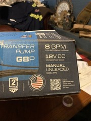 GPI 137100-01 8 GPM 12V FUEL TRANSFER PUMP EZ-8 SERIES