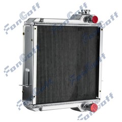 FOR Case Backhoe 570LXT 580SL 586E/590SL P70 P85 234876A1 234876A2 4Row Radiator