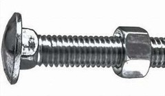 Quantity (5) 7/16″ x 1-3/4″ Grade 5 Carriage Bolt & Nuts Haybine Guard Bolts