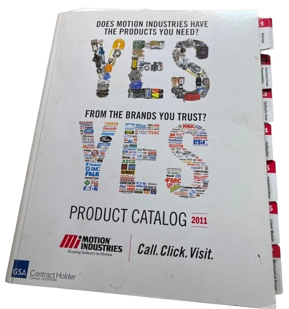 Motion Industries Yes Product Catalog 2011 **SALE**