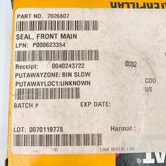 JLG 5207035 Front Main Seal 7026807