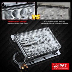 60W LED Work Light 6×4 Headlight For Deere Tractor 5083EN, 5085M, 5090E