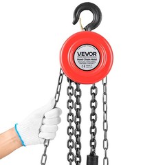 Hand Chain Hoist,1 Ton 2200 lbs Capacity,Manual Chain Block w/Upgrade G70 Galvan