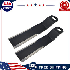 2x Brush Hog Cutter Blades Replacement For Wolverine Skidsteer HD AR400 Steel US