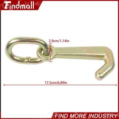 Findmall 4 Pack 5/16 Inch Mini J Hook G70 5400 Lbs Working Load Limit Hooks
