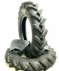 TWO 5.00-15 Lug I-3 Traction Implement Tires &Tubes 6 ply Hay Rakes 500×15
