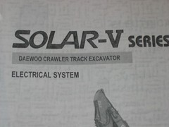 DAEWOOD SOLAR SERIES 5 V EXCAVATOR GENERAL MAINTENANCE PROCEDURES SERVICE MANUAL