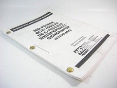 Multiquip MQ DCA700SSJU DCA70SSJU2 Generator Parts Maintenance Operator Manual