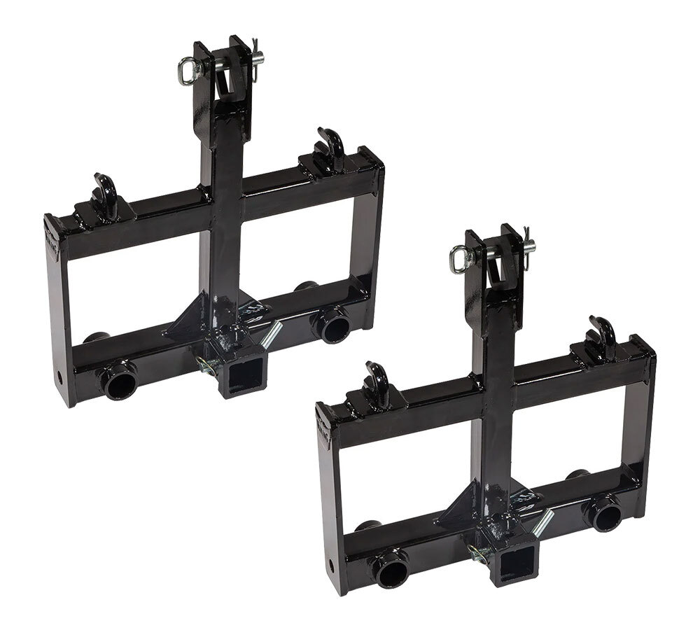 2PK 3 Point Trailer Hitch Attachments for Tractor w/ 2″ Receiver Tractor Bucket