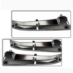 Set LH & RH Grille Molding for 2012 2013 2014 Subaru Impreza Chrome Trim