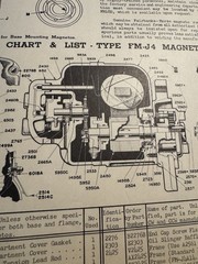 Allis-Chalmers Fm Magneto FMJ4A FMJ4B Parts Field Service Adjustment Manual