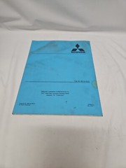 MITSUBISHI FORKLIFT TRUCKS PARTS LIST GASOLINE ENGINES MANUAL 4G63 4G64 FG15 18